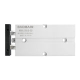 BAOMAIN Pneumatic Air Cylinder TN16-50 16mm(2/3") Bore, 50mm(2") Stroke Double-Rod Double-Acting Aluminum with 4 Fittings