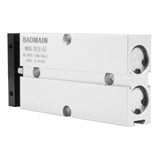 BAOMAIN Pneumatic Air Cylinder TN16-50 16mm(2/3") Bore, 50mm(2") Stroke Double-Rod Double-Acting Aluminum with 4 Fittings