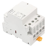 Baomain Household Contactor 4 Pole HC1-50(BCT-50) 12V/24V/110V/220V Universal Circuit Control 35mm DIN Rail Mount
