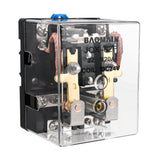Baomain High Power Relay JQX-62F-2Z DC 24V 80A/120A DPDT 2NO 2NC Electronmagnetic Relay Transparent Dust-Proof Type