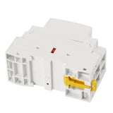 Baomain Household AC Contactor 50A 2 Pole 2 Normally Closed Universal Circuit Control 35mm DIN Rail Mount BCT-50/02