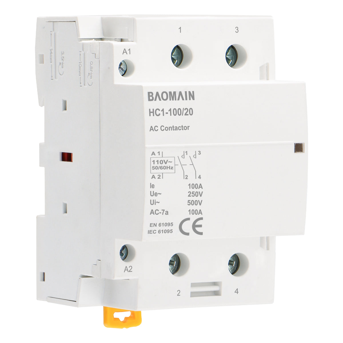 AC Contactor 32A AC12V/24V/110V/220V 2 Pole Universal Circuit Control 35mm Din Rail Mount Ce Listed Bct 32