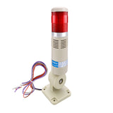 Baomain LED Signal Tower Stack Lights with Buzzer 12V/24V/110V/220V Industrial Continauous Warning Light with Rotatable Base Red/Green/Blue/Yellow/White Column Tower Lamp LXY-502-TJ