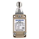 Baomain Limit switch WLD3 Standard Load Top Ball Plunger Momentary 380V 10A