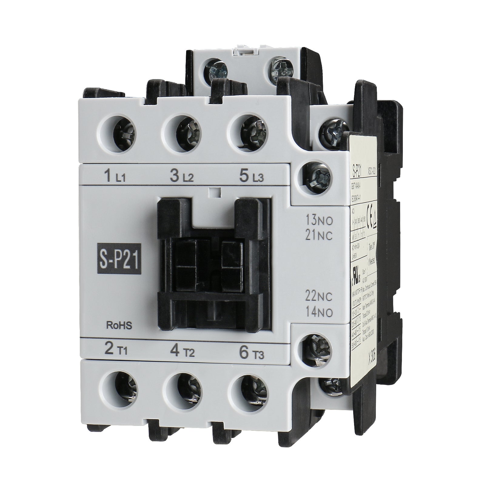 Magnetic Contactor S-P21 Coil: 110V-120VAC 50-60Hz CE UL & CSA VDE RoHs