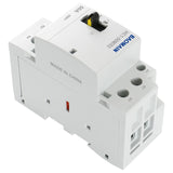 Baomain Manual Household AC Contactor HC1-50M 24V/110V/220VAC 50A 2 Pole 50/60Hz Modular Contactor Circuit Control 35mm DIN Rail