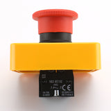 Baomain Red Sign Emergency Stop Switch Push Button Weatherproof Push Button Switch 660V with Box