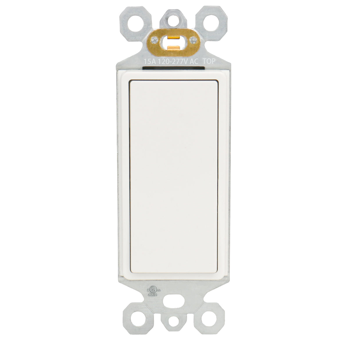 Baomain Rocker Decorator Light Switch,120/277V 15Amp,Single Pole,Self ...