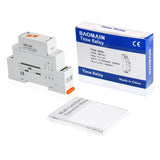 Baomain Multi-Function Time Relay, 16A Delay ON SPDT, DIN Rail Mounting Timer Relay TBT7-B1