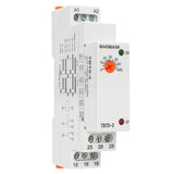 Baomain Single-Function Time Relay, 5A AC/DC24V-240V,2C ON-Delay, DIN Rail Mounting Timer Relay TBT5-3