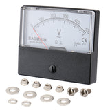 Baomain Voltmeter DH-670 AC 0-500 V Rechteckiges analoges Panel-Volt-Spannungsmessgerät der Klasse 2,5