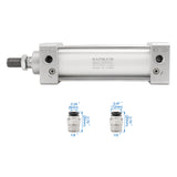 Pneumatic Air Cylinder SC 50 PT 1/4, Bore: 50mm (2 inch) Screwed Piston Rod Dual Action 1 Mpa