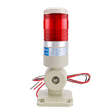 Baomain LED Signal Tower Stack Lights 12V/24V/110V/220V Industrial Continauous Alarm Warning Light with Rotatable Base Red/Green/Blue/Yellow/White Column Tower Lamp LXY-502-T