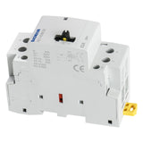 Baomain Manual Household AC Contactor HC1-63M 24V/110V/220VAC 63A 2 Pole 50/60Hz Modular Contactor Circuit Control 35mm DIN Rail