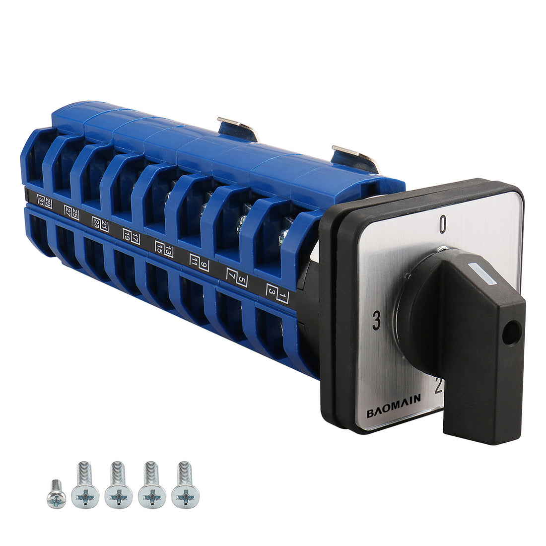 Baomain Rotary Changeover Switch 660V 63A 4 Position 8 Phase 32 Termin