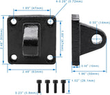 Baomain Foot Flange Link an Enclosure CA-50 for Foot Mounting Work with Pneumatic Standard Cylinder SC 50