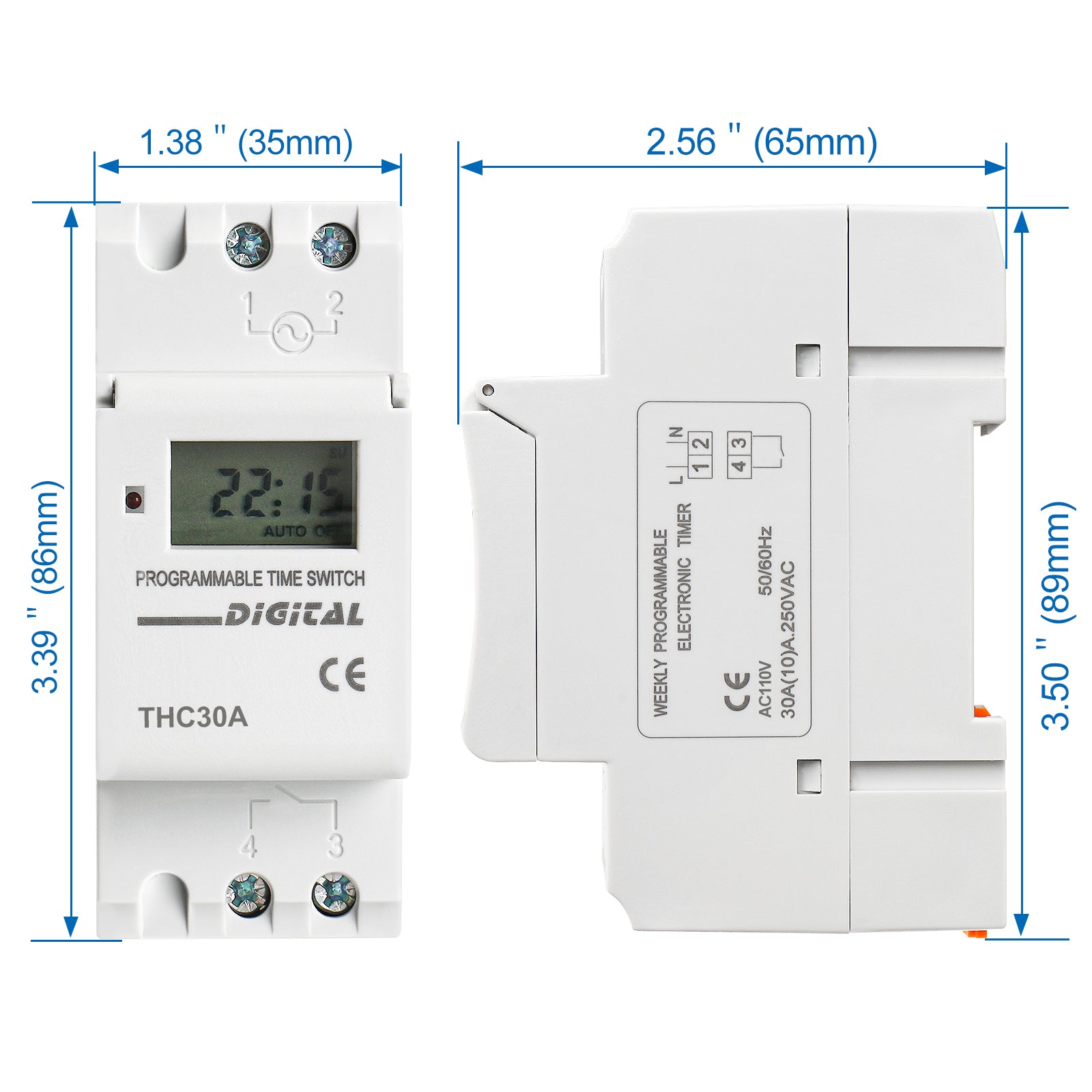 Temporizador Digital Baomain Thc15a 110v 16a Programable | Cuotas Sin Interés - Foto 13