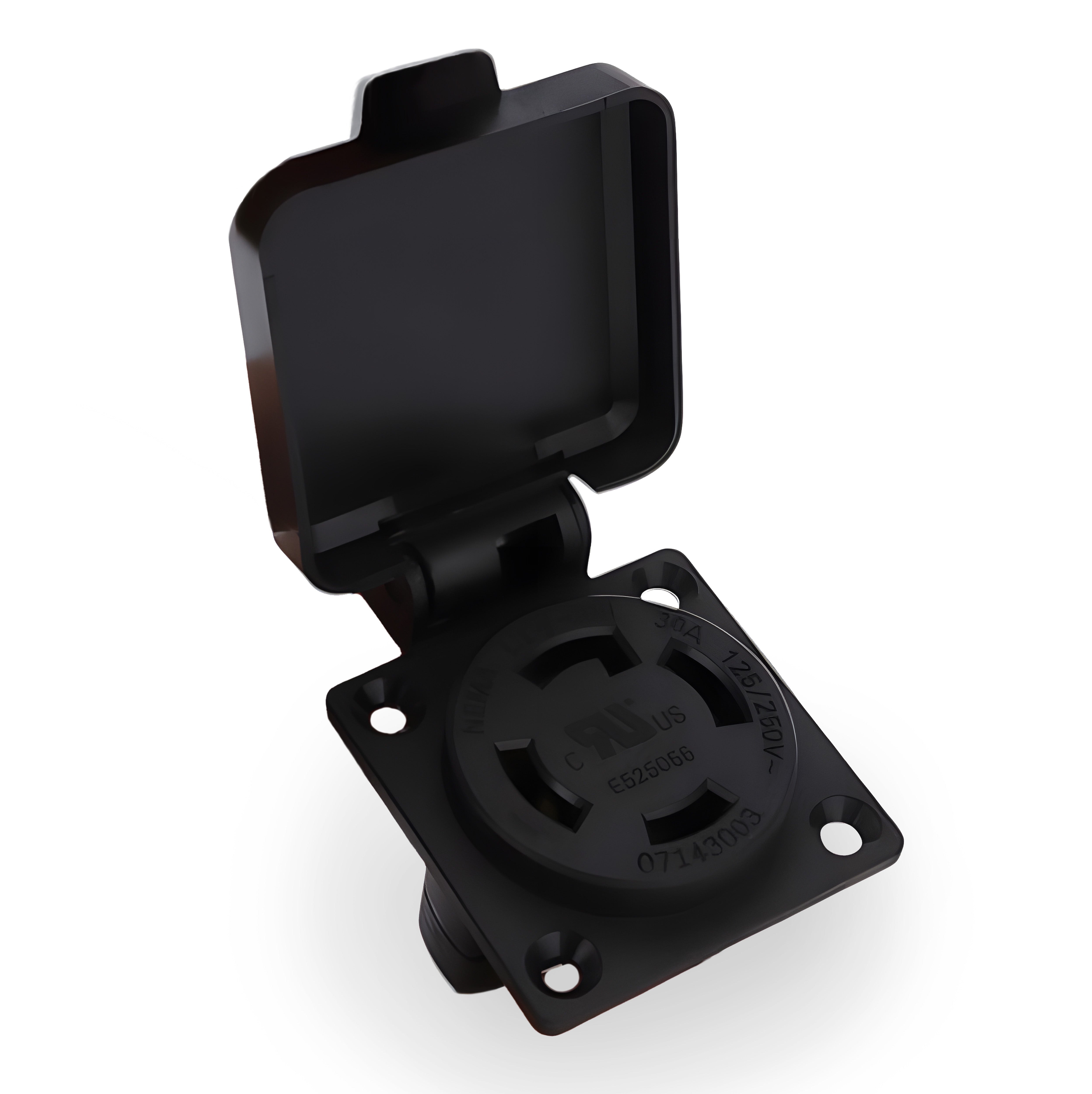 Baomain NEMA L14-30R Weatherproof Locking Receptacle - 30A 125/250V cRUus Certified Outlet
