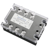 Baomain 3 Phase Solid State Relay JGX-3380A 4-32 VDC Input 480VAC 80 Amp Output DC/AC with Heat Sink