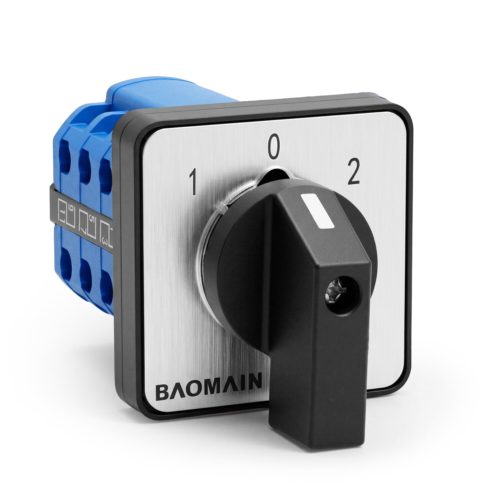 BAOMAIN LW28 Series Universal Rotary Changeover Switch - 20A/32A/40A/63A, 3 & 4 Positions Selector Switch, 2/3 Sections Control Station UL Certified for Industrial Power Distribution and Motor Control