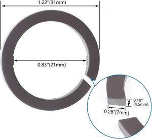 Baomain Magnetic Ring for Pneumatic Air Cylinder SC, Magnetic Piston Cylinder Accessories Pack of 3