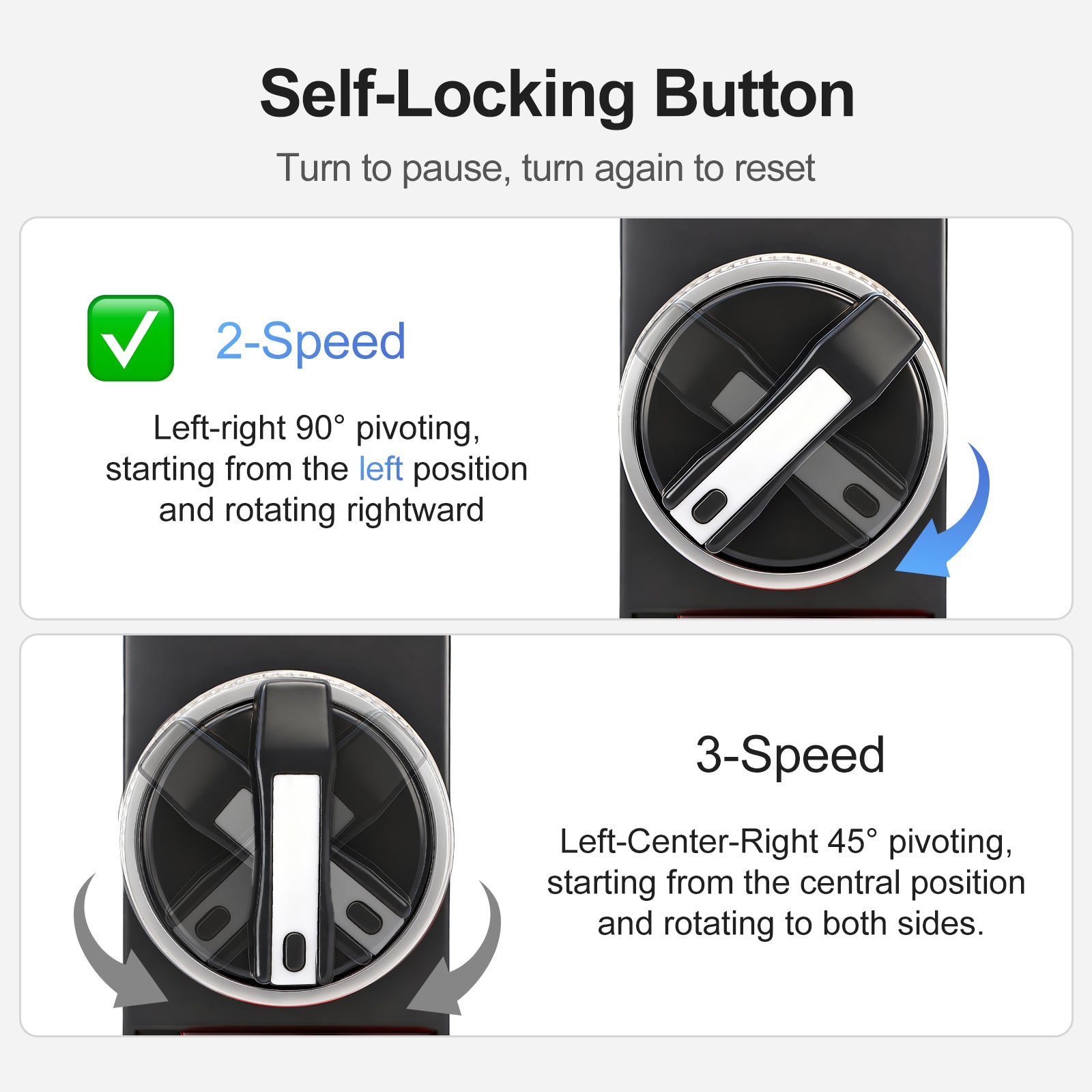 Baomain 2 Position Selector Switch Black 1 NO 22mm Metal Head UL CSA CE TUV Certified for Industrial Control Panel