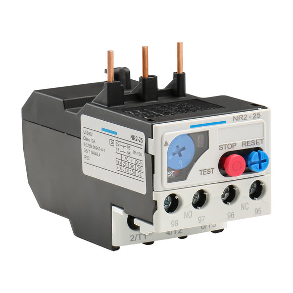 Jr28 Relay Thermal Overload Relay NR2-25(JR28-25) AC 7A - 10A Electric 1 NO 1 NC ...