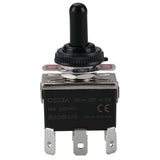 Baomain Toggle Switch C-523A AC 250V 15A DPDT 3 Position ON/Off/ON 6 Pins with Cap CE Listed