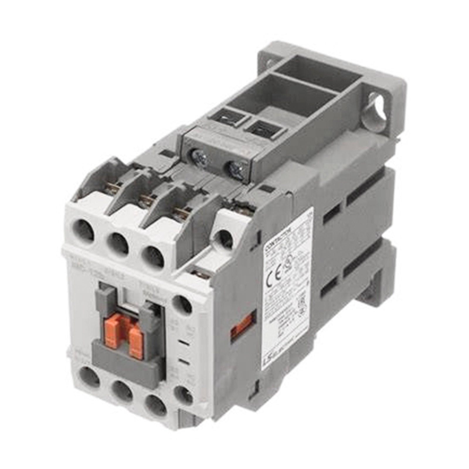 MEC Magnetic DC Contactor MC-12b 3 Pole DC 24V/110V 12A 50/60Hz 1a1b, 1NO 1NC Auxiliary Contact, DIN Rail Mount, UL Listed