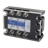 Baomain 3 Phase Solid State Relay JGX-3340A 3-32 VDC Input 480VAC 40 Amp Output DC/AC