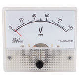 Baomain Analog Voltmeter 85C1 DC 1V/2V/3V/5/10V/15V/30V/50V/75V/100V/150V/200V/300V/450V/500V/800V  Rectangle Analog Volt Panel Meter Gauge