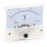 Baomain Analog Voltmeter 85C1 DC 1V/2V/3V/5/10V/15V/30V/50V/75V/100V/150V/200V/300V/450V/500V/800V  Rectangle Analog Volt Panel Meter Gauge