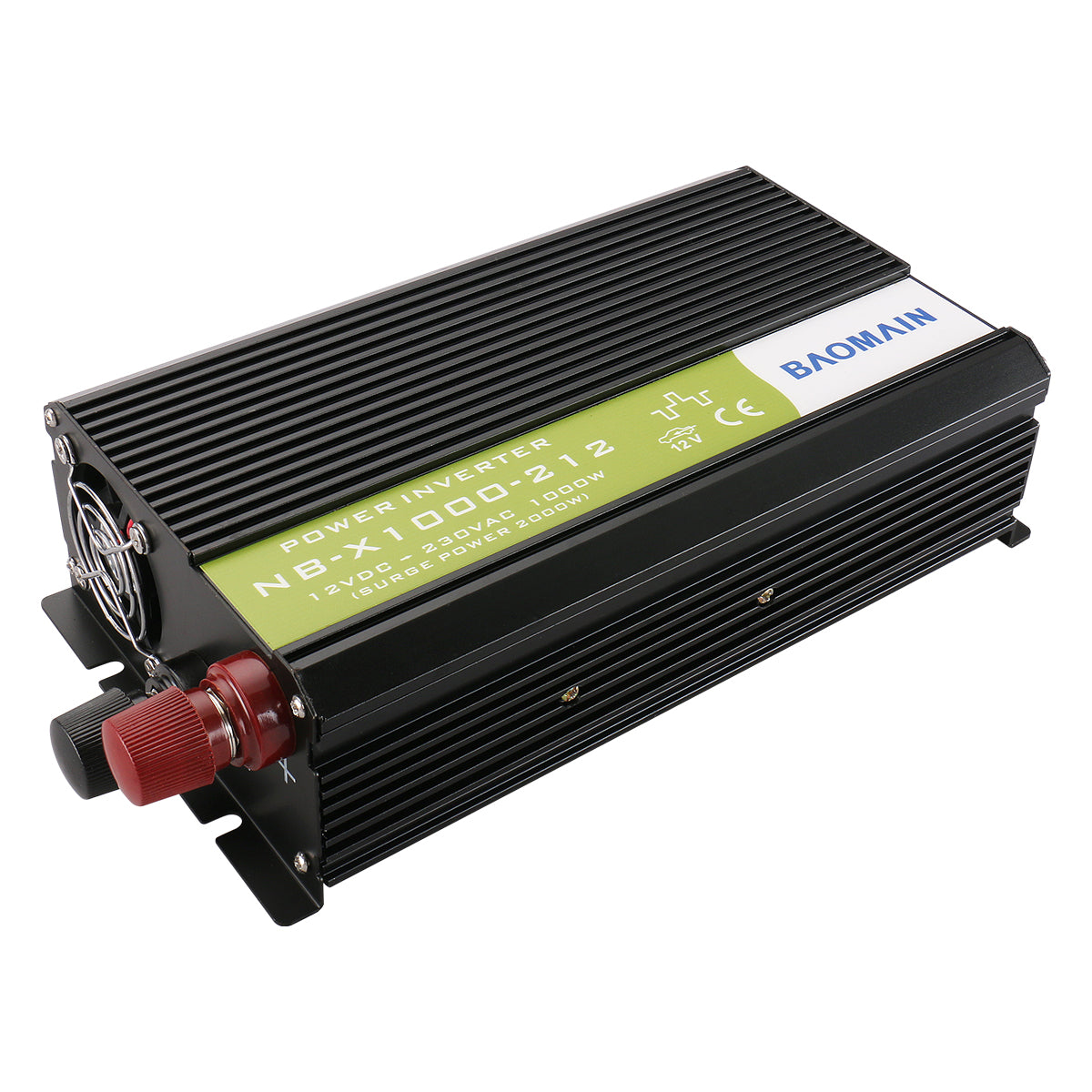 Baomain NB-X1000A-212 12V to AC 230V 300W Car Power Transformer with Universal Adaptor and Usb Charging Interface