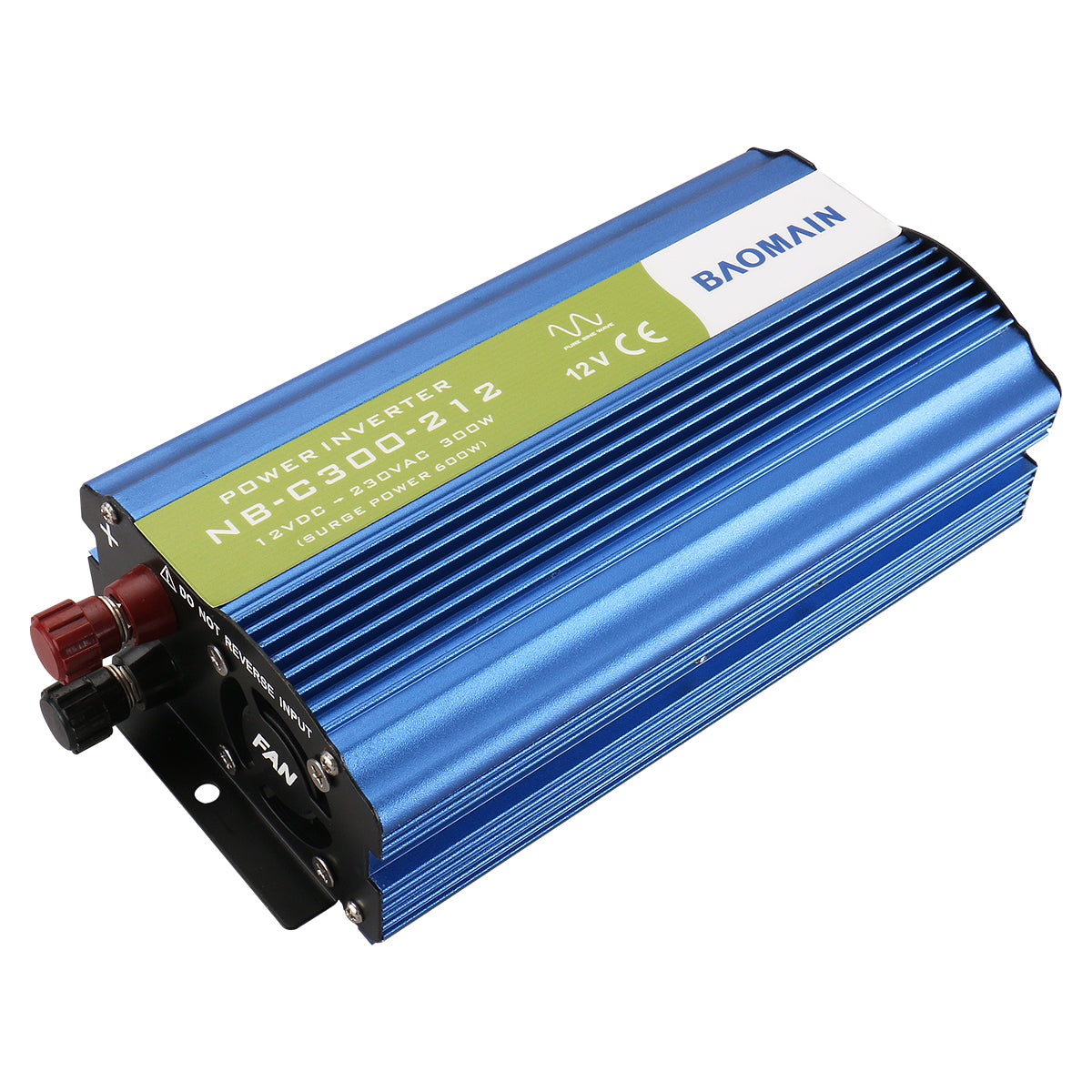 Baomain NB-C300-212 12V to AC 230V 300W Car Power Transformer with Universal Adaptor and Usb Charging Interface