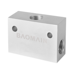 Baomain Aluminium Alloy One Way Quick Exhaust Air Shuttle Valve 1/8" PT KV-06