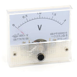 Baomain Analog Voltmeter 85C1 DC 1V/2V/3V/5/10V/15V/30V/50V/75V/100V/150V/200V/300V/450V/500V/800V  Rectangle Analog Volt Panel Meter Gauge