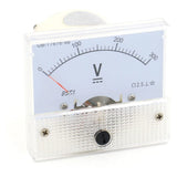 Baomain Analog Voltmeter 85C1 DC 1V/2V/3V/5/10V/15V/30V/50V/75V/100V/150V/200V/300V/450V/500V/800V  Rectangle Analog Volt Panel Meter Gauge