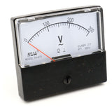 Baomain Voltmeter DH-670 AC 0-15V/30V/50V/100V/300/500V Rectangular Class 2.5 Analog Panel Volt Voltage Meter