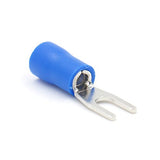 Baomain SV 2-3 Spade Terminal Vinyl Insulated - Single Crimp 1.5-2.5 qmm 16-14 Wire Size, 4 3.2mm Stud Size Blue 1000pcs