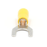 Baomain SV 5.5-8 Spade Terminal Vinyl Insulated - Single Crimp 4-6 qmm 12-10 Wire Size, 5/16" 8.4mm Stud Size Yellow 500pcs