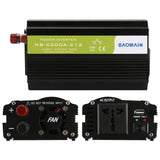 Baomain NB-X300A-212 12V to AC 230V 300W Car Power Transformer with Universal Adaptor and Usb Charging Interface