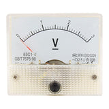 Baomain Analog Voltmeter 85C1 DC 1V/2V/3V/5/10V/15V/30V/50V/75V/100V/150V/200V/300V/450V/500V/800V  Rectangle Analog Volt Panel Meter Gauge