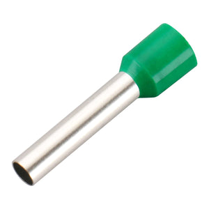 Baomain AWG 10 / 6mm² Wire Copper Crimp Connector Insulated Ferrule Pin Cord End Terminal Green E6018 Pack of 500