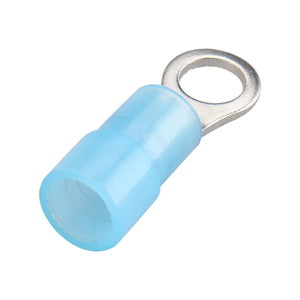 Baomain Nylon Insulated Ring Terminals 16-14 AWG (1.5-2.5 mm²) Stud Size: 0.16'' Blue RNYBS2-4 1000pcs