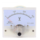 Baomain Analog Voltmeter 85C1 DC 1V/2V/3V/5/10V/15V/30V/50V/75V/100V/150V/200V/300V/450V/500V/800V  Rectangle Analog Volt Panel Meter Gauge