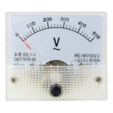Baomain Voltmeter 85L1 AC 0-5V/10V/20V/50V/150V/200V/250V/500V/800V Electric Voltage Measuring Analog Gauge
