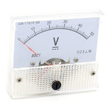 Baomain Analog Voltmeter 85C1 DC 1V/2V/3V/5/10V/15V/30V/50V/75V/100V/150V/200V/300V/450V/500V/800V  Rectangle Analog Volt Panel Meter Gauge