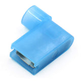 Baomain Female Spade Connector Insulated Flag Terminal 16-14 AWG 1.5-2.5 mm² Blue 500pcs