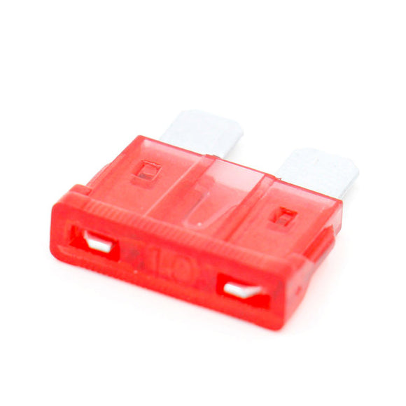 Baomain Blade Fuses ATC-10 10A Fast-Acting Fuse for Automotive Car Truck Red 100 Pack
