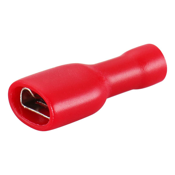 Baomain Red Female Insulated Spade Wire Connector Electrical Crimp Terminal FDFD1.25-110 22-16 AWG 2.8 x 0.5mm 1000pcs